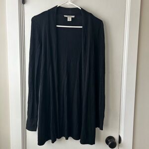 White House Black Market Black Cardigan Sweater